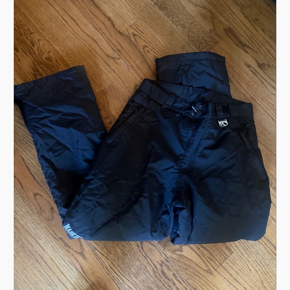 Marker Men’s M Black Insulated Ski Snowboard Pants Winter Snow Gear